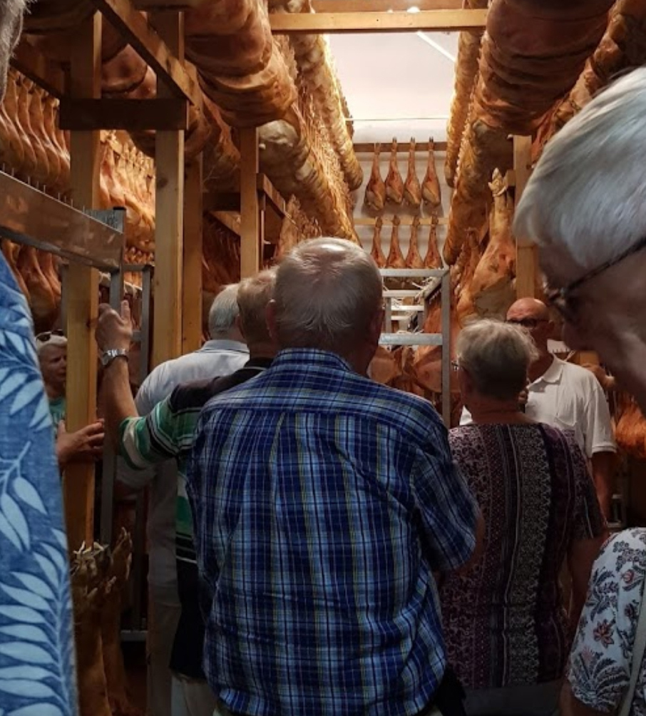 Dettaglio prosciutto San Daniele