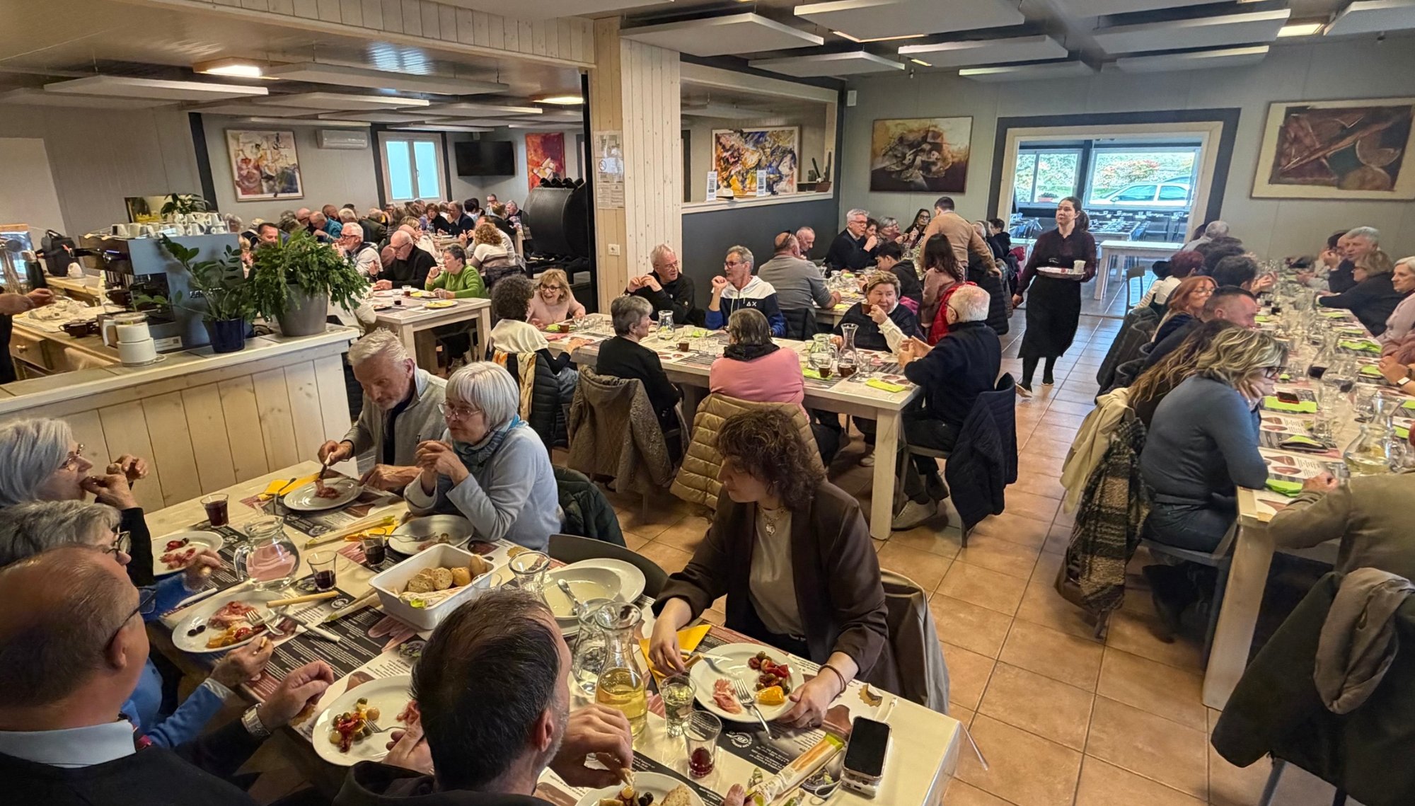 Salone degustazioni Il Camarin — pranzo di gruppo